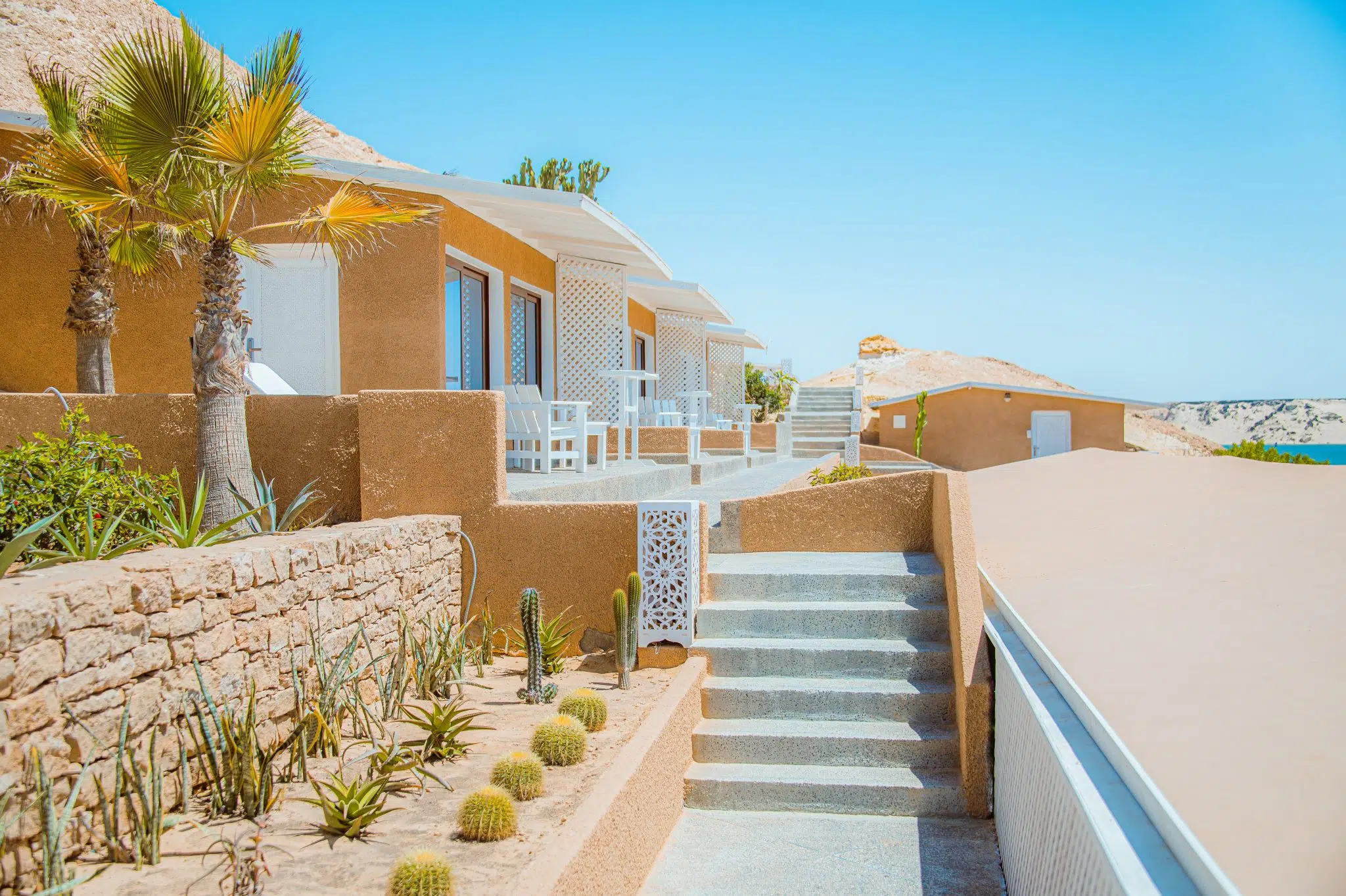 sunrise on the Dakhla Evasion breakfast terrace